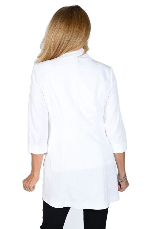 Frank Lyman White Knit Jacket Style 231163