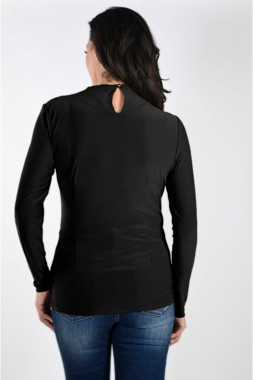 Frank Lyman Black Knit Top Style 233012