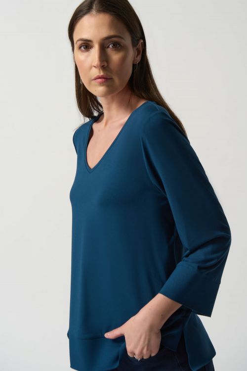 Joseph Ribkoff Nightfall Boxy Jersey Top Style 233049