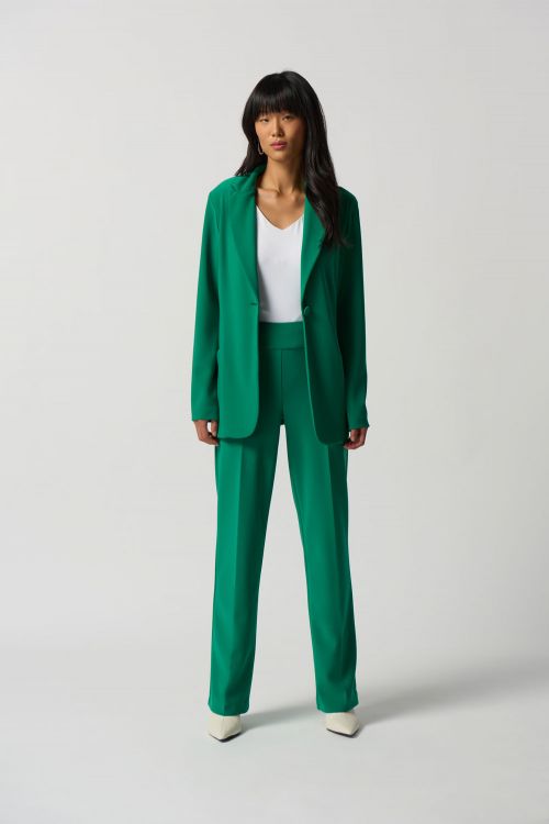 Joseph Ribkoff Kelly Green Notched Collar Blazer Style 233092