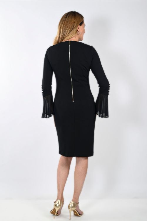 Frank Lyman Black Knit Dress Style 233125