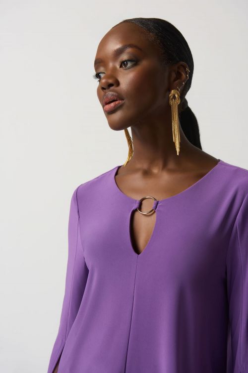 Joseph Ribkoff Violet Trapeze Tunic Style 233253