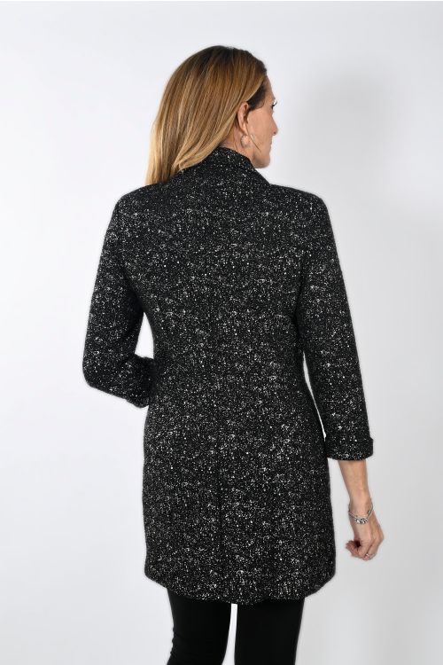 Frank Lyman Black/Gold Knit Jacket Style 233272