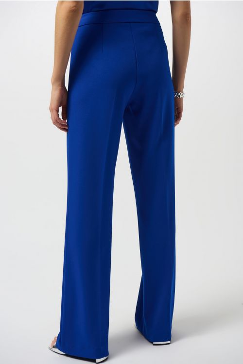 Joseph Ribkoff Royal Sapphire Wide-Leg Pull-On Pants Style 233787