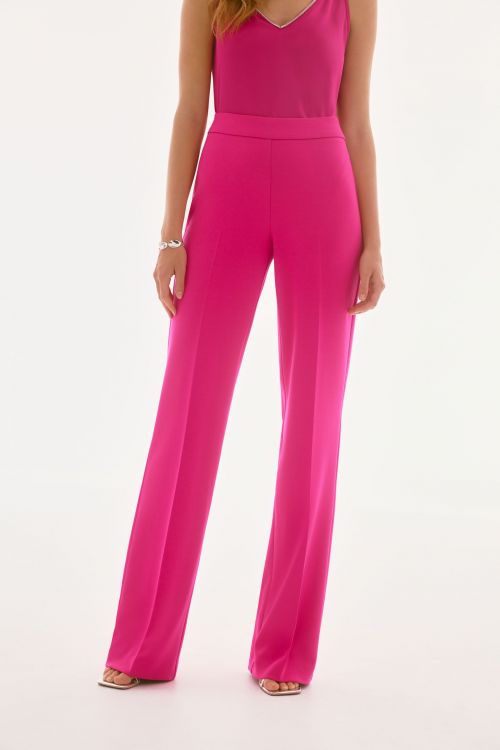 Joseph Ribkoff Geranium Scuba Crepe Wide-Leg Pull-On Pants Style 233787