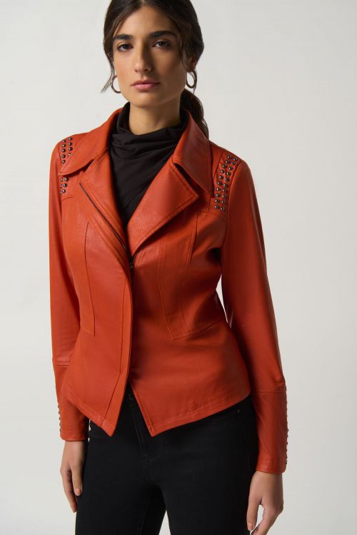 Joseph Ribkoff Tandoori Notched Collar Jacket Style 233926