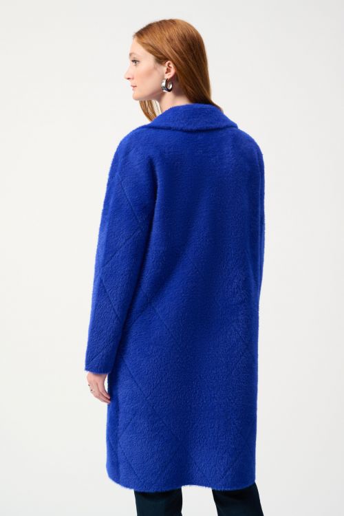 Joseph Ribkoff Royal Sapphire Notched Collar Coat Style 233951