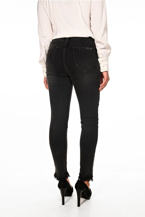 Frank Lyman Black Denim Jean Pants Style 234105U