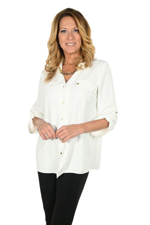 Frank Lyman Off-White Blouse Style 234500