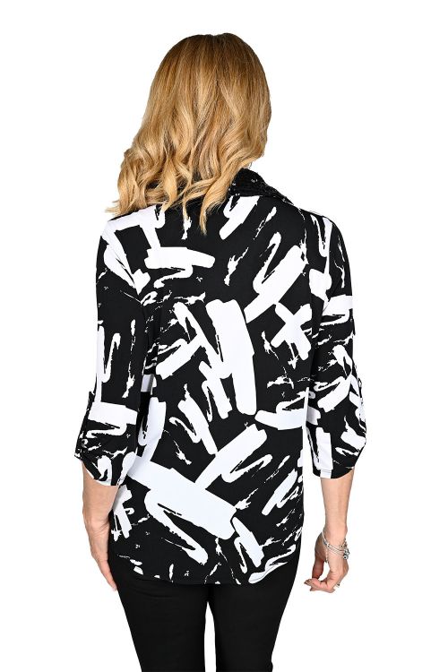 Frank Lyman Black/White Top Style 236219