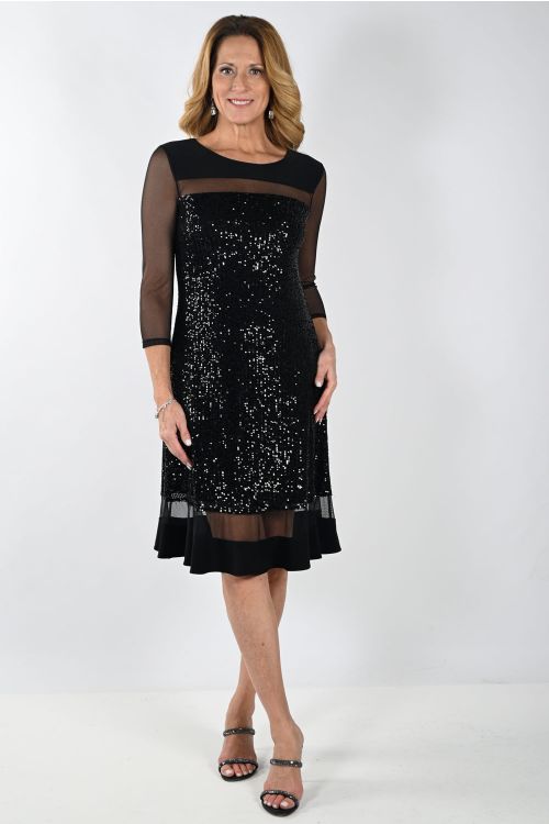 Frank Lyman Black Dress Style 238258