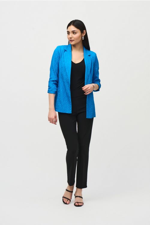 Joseph Ribkoff French Blue Boxy Blazer Style 242034