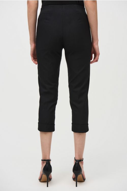 Joseph Ribkoff Black Cropped Pants Style 242054