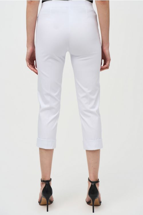 Joseph Ribkoff White Cropped Pants Style 242054