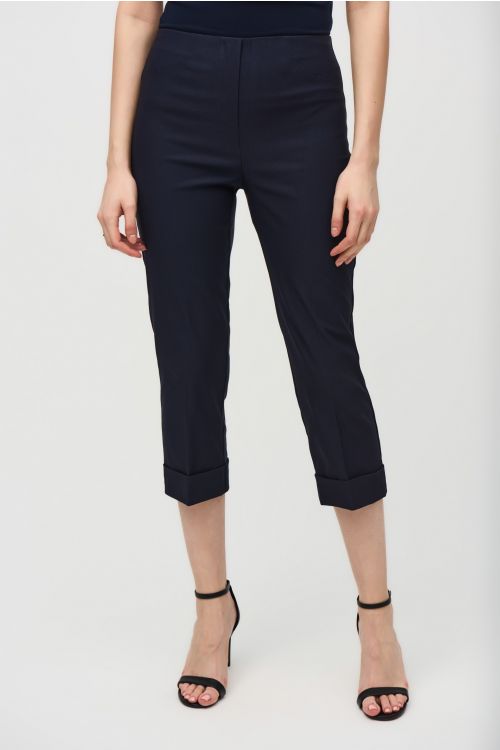 Joseph Ribkoff Midnight Blue Cropped Pants Style 242054