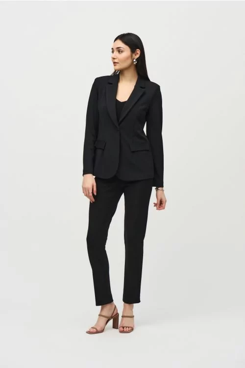 Joseph Ribkoff Black Fitted Blazer Style 242201