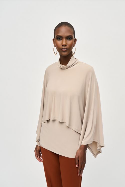 Joseph Ribkoff Dune Boxy Layered Tunic Style 243020