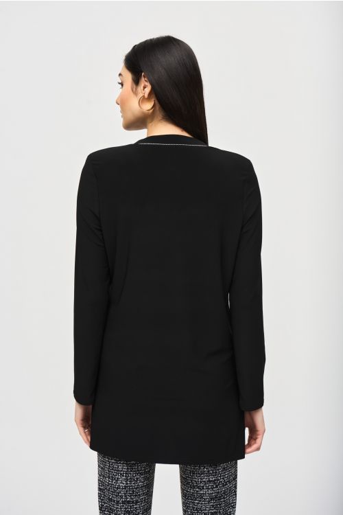 Joseph Ribkoff Black Trimmed Cardigan Style 243223