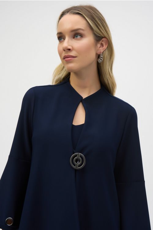 Joseph Ribkoff Midnight Blue Swing Jacket Style 243289