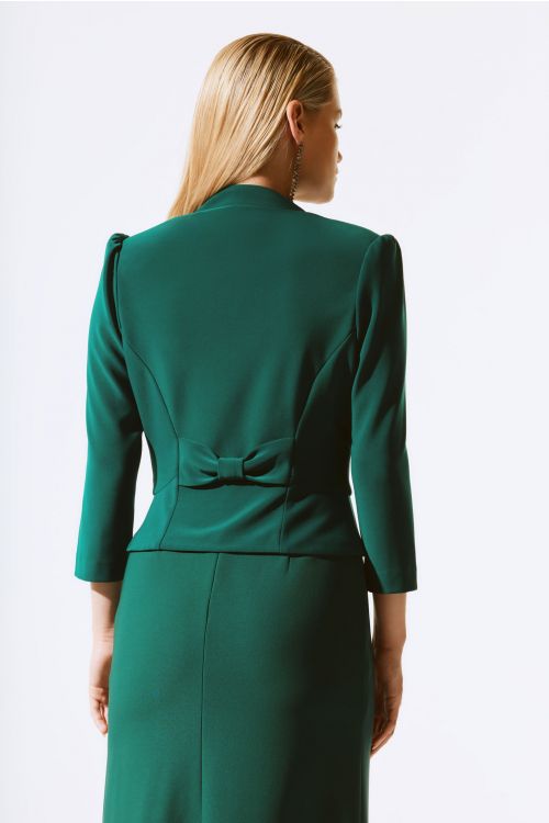 Joseph Ribkoff Absolute Green Jacket with Bow Detail Style 243799