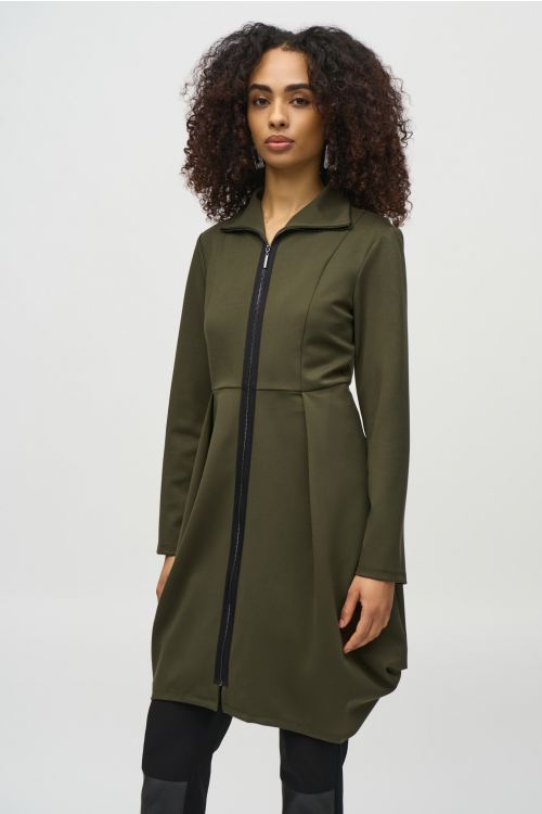 Joseph Ribkoff Iguana Long Cocoon Coat Style 244060