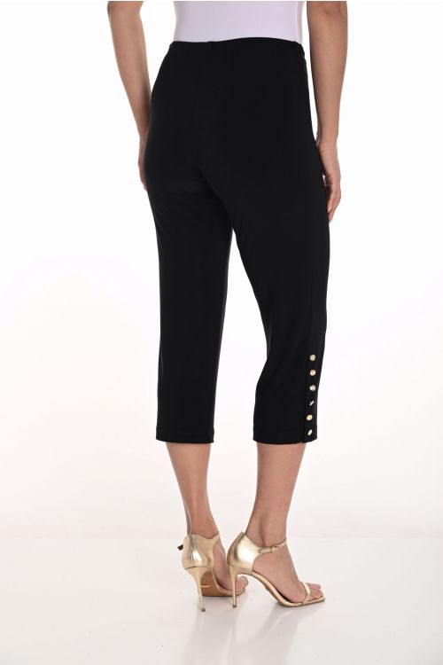 Frank Lyman Black Cropped Pants Style 251001