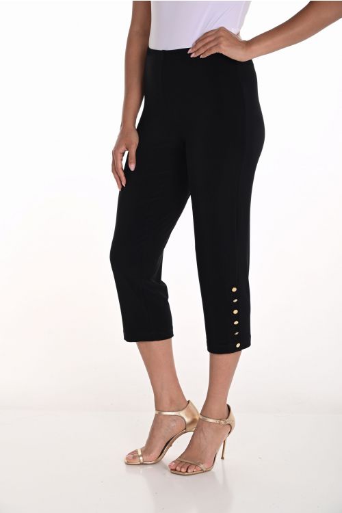 Frank Lyman Black Cropped Pants Style 251001