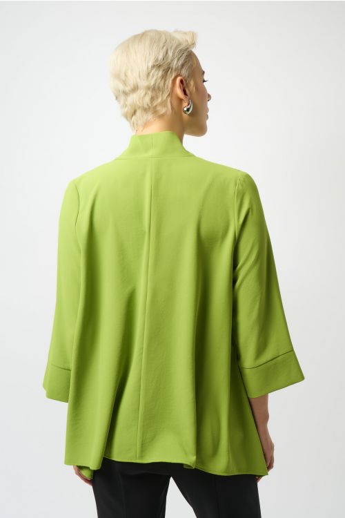 Joseph Ribkoff Greenery Textured Trapeze Jacket Style 251101