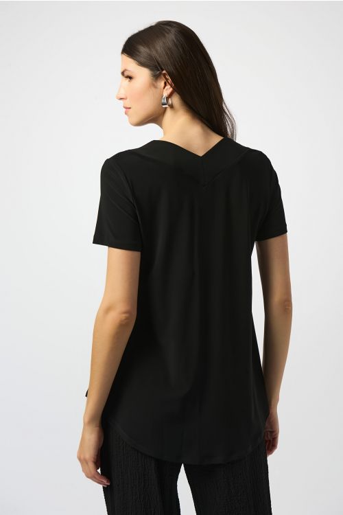 Joseph Ribkoff Black Flared Top Style 251125