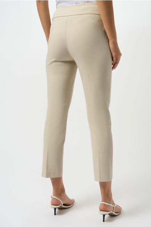 Joseph Ribkoff Moonstone Textured Crop Pull-On Pants Style 251256