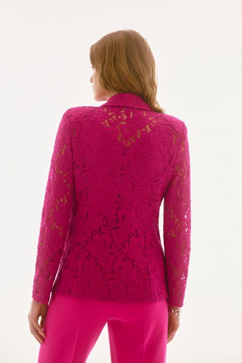 Joseph Ribkoff Geranium Stretch Lace Fitted Blazer Style 251726