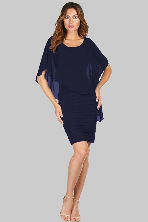 Frank Lyman Navy Dress Style 51027