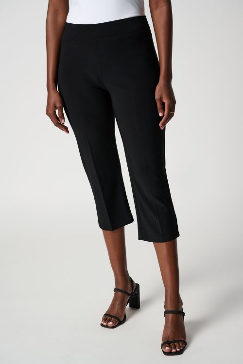 Joseph Ribkoff Black Cropped Pant Style C143105